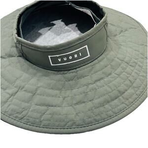 Vuori Sombra Green Sun Visor Hat One Size Tennis Pickleball Outdoors